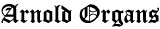 Arnold Organs Logo